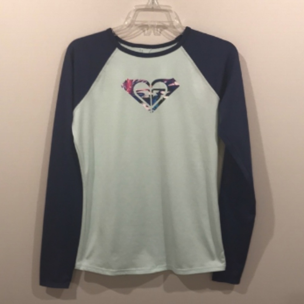 Roxy Girls Rash Guard (size Large)